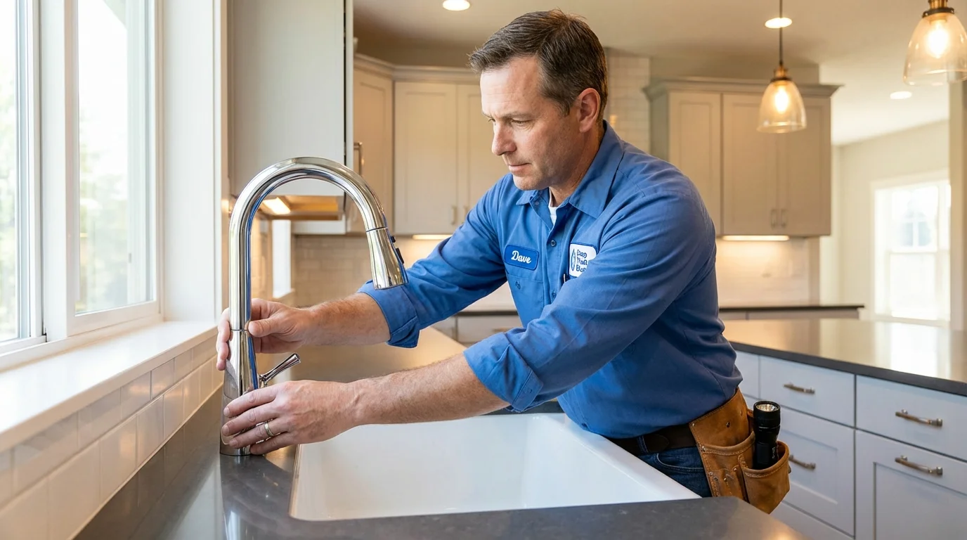 Kitchen faucet installation by Johns Plumbing LLC in Josephine