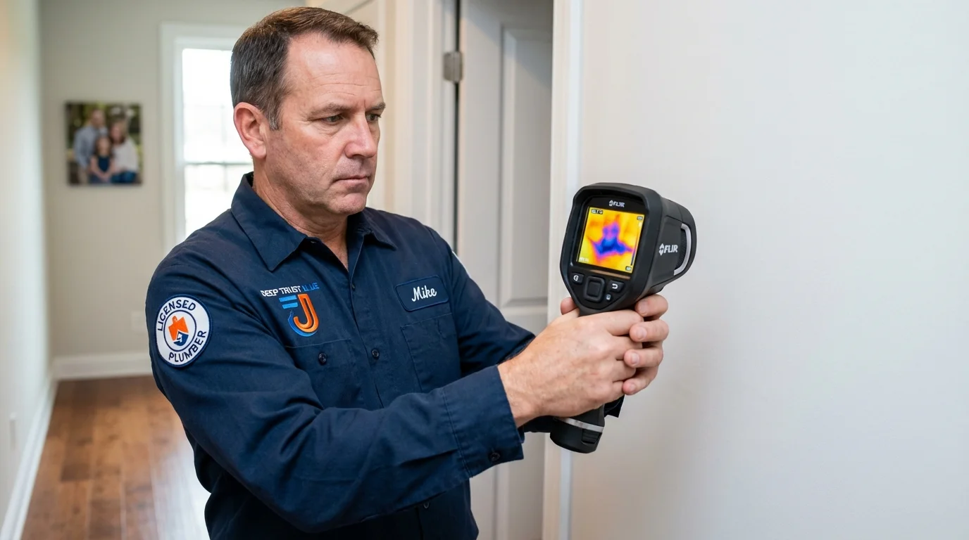 Thermal imaging leak detection by Johns Plumbing LLC in Josephine